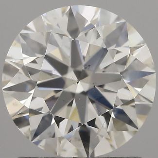 1.50 Carat Round H SI1 EX GIA Natural Diamond