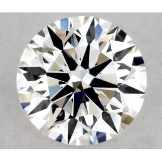 0.51 Carat Round H VS1 VG EX GIA Natural Diamond