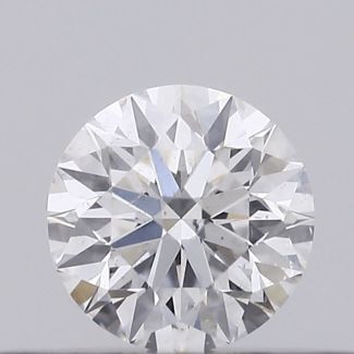 0.24 Carat Round D SI2 EX VG GIA Natural Diamond