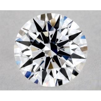 0.42 Carat Round D VVS2 EX GIA Natural Diamond