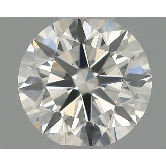 0.31 Carat Round F VS2 EX IGI Natural Diamond