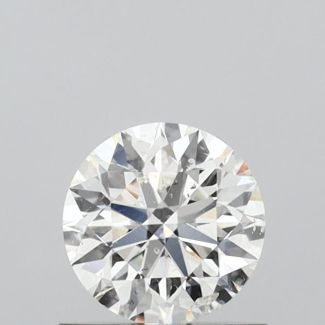 0.7 Carat Round H SI2 EX IGI Natural Diamond