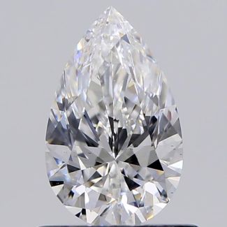 0.61 Carat Pear E VS1 - VG GIA Natural Diamond