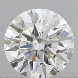 0.45 Carat Round E VVS1 EX GIA Natural Diamond