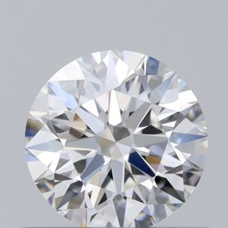 0.6 Carat Round F VVS2 EX VG GIA Natural Diamond