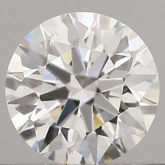 0.50 Carat Round H VVS2 EX IGI Natural Diamond