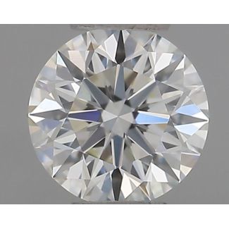 0.41 Carat Round H IF EX IGI Natural Diamond