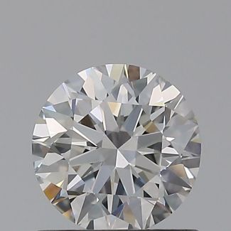 0.72 Carat Round F SI1 EX GIA Natural Diamond