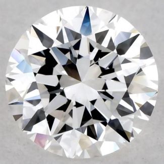 0.45 Carat Round D VVS1 EX GIA Natural Diamond