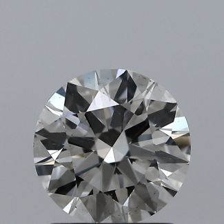 1.09 Carat Round H SI1 EX GIA Natural Diamond