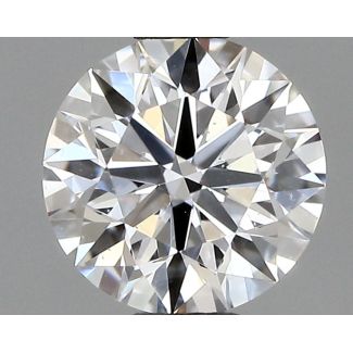 0.37 Carat Round E SI1 EX GIA Natural Diamond