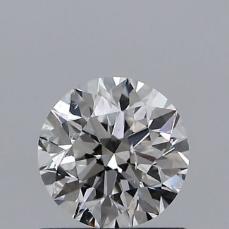 0.70 Carat Round F SI2 EX VG GIA Natural Diamond