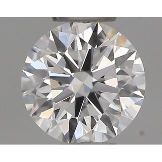 0.23 Carat Round E VVS2 EX GIA Natural Diamond