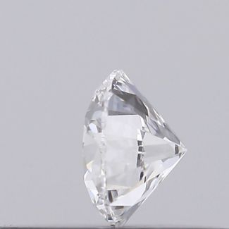 0.18 Carat Round D VVS2 EX GIA Natural Diamond