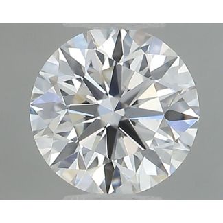 0.35 Carat Round E VVS2 EX GIA Natural Diamond