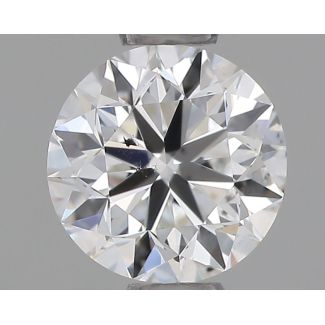 0.5 Carat Round F SI1 VG EX GIA Natural Diamond