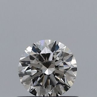 0.50 Carat Round I SI1 VG GIA Natural Diamond