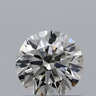 0.60 Carat Round F SI1 EX VG GIA Natural Diamond