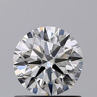 0.70 Carat Round E VS2 EX VG GIA Natural Diamond