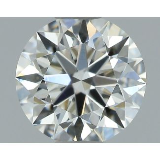 0.62 Carat Round H VVS2 EX GIA Natural Diamond