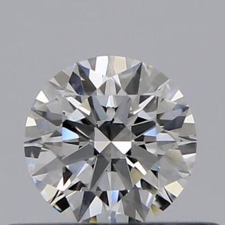 0.30 Carat Round F VVS2 EX GIA Natural Diamond