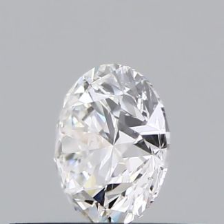 0.4 Carat Round F SI1 EX GIA Natural Diamond