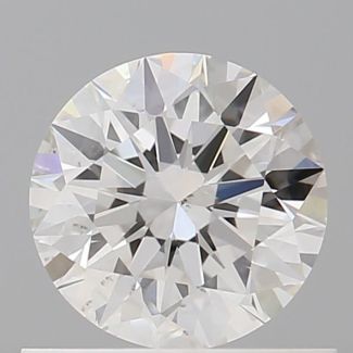 0.7 Carat Round F SI1 EX GIA Natural Diamond