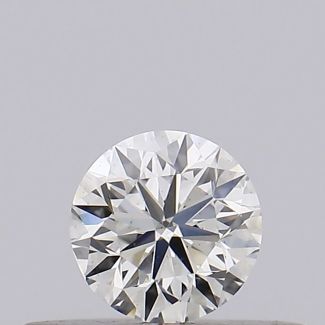 0.23 Carat Round F SI1 VG EX GIA Natural Diamond