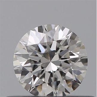 0.35 Carat Round F VVS1 EX GIA Natural Diamond