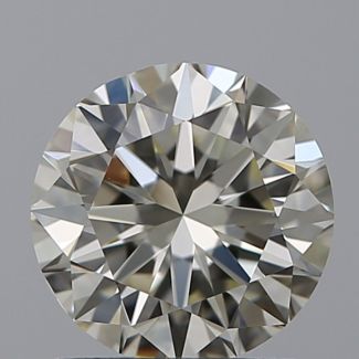 1.00 Carat Round K VVS2 EX VG IGI Natural Diamond