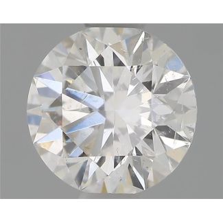 0.63 Carat Round H SI2 EX VG GIA Natural Diamond