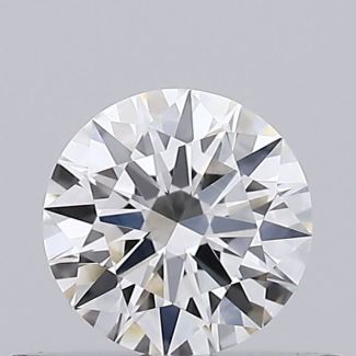 0.32 Carat Round H IF EX GIA Natural Diamond