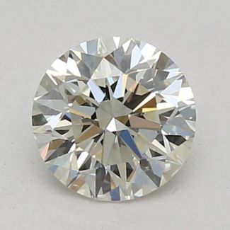 0.40 Carat Round J VVS2 VG EX GIA Natural Diamond