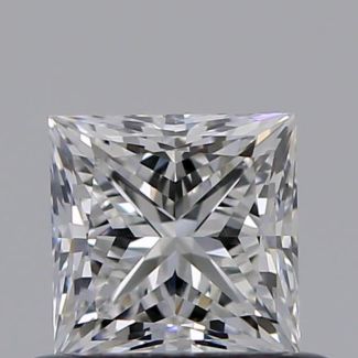 0.50 Carat Princess F VS1 - VG GIA Natural Diamond