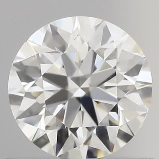 0.7 Carat Round H VVS2 EX VG GIA Natural Diamond