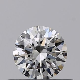 0.32 Carat Round F VVS2 EX GIA Natural Diamond