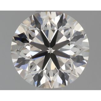 0.8 Carat Round Faint Brown VS1 VG EX GIA Natural Diamond