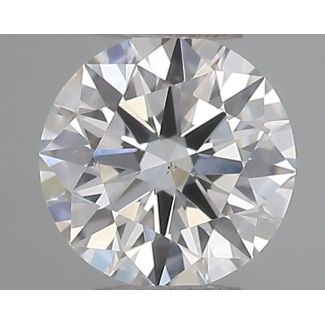 0.32 Carat Round E SI1 EX GIA Natural Diamond