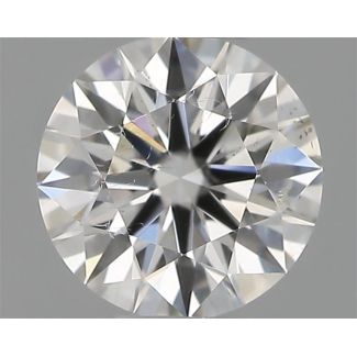 0.30 Carat Round G SI2 EX GIA Natural Diamond