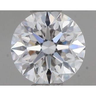 0.46 Carat Round E VS1 EX GIA Natural Diamond