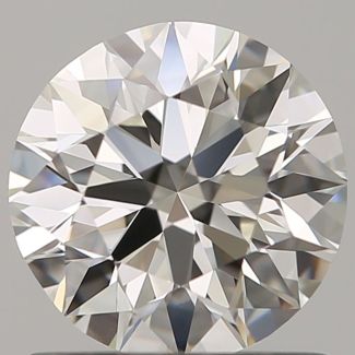 0.90 Carat Round H IF EX VG GIA Natural Diamond