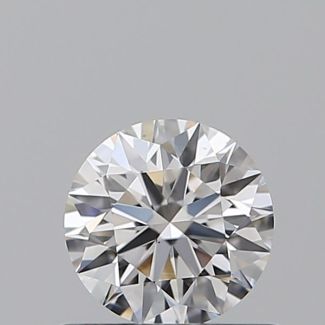 0.53 Carat Round E VS1 EX GD GIA Natural Diamond