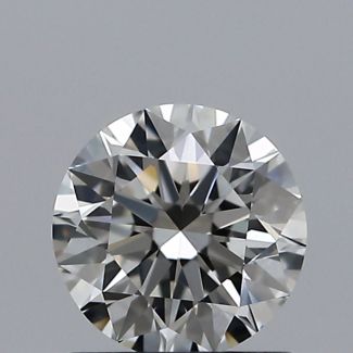 0.81 Carat Round H VVS1 EX GIA Natural Diamond