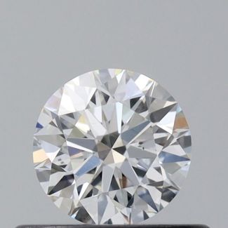 0.35 Carat Round F VS2 EX VG GIA Natural Diamond