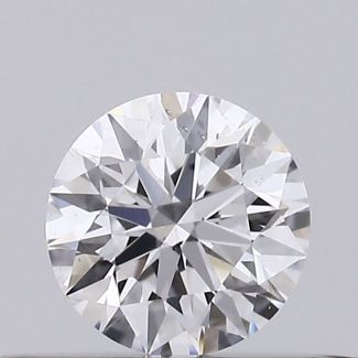 0.25 Carat Round D SI1 EX GIA Natural Diamond