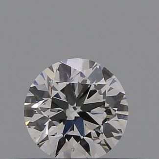 0.23 Carat Round F VS2 GD VG GIA Natural Diamond