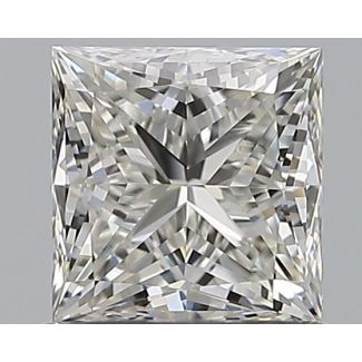 0.9 Carat Princess H VVS2 - EX VG GIA Natural Diamond