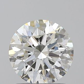 1.51 Carat Round H VVS2 EX GIA Natural Diamond