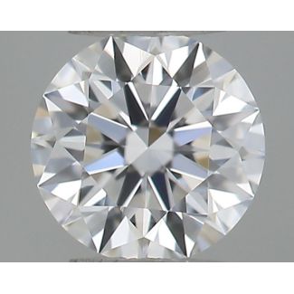 0.18 Carat Round E VVS2 EX GIA Natural Diamond