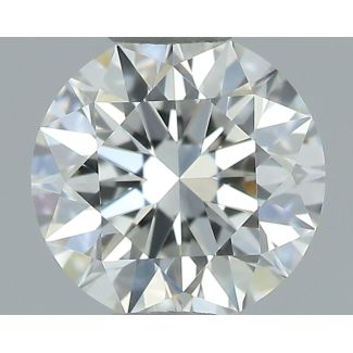 0.5 Carat Round G VVS2 EX GIA Natural Diamond